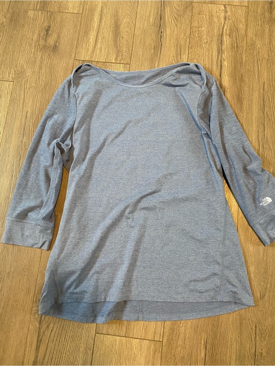 The North Face Tops - The North Face Women’s Heather Blue 3/4 Sleeve Tee
